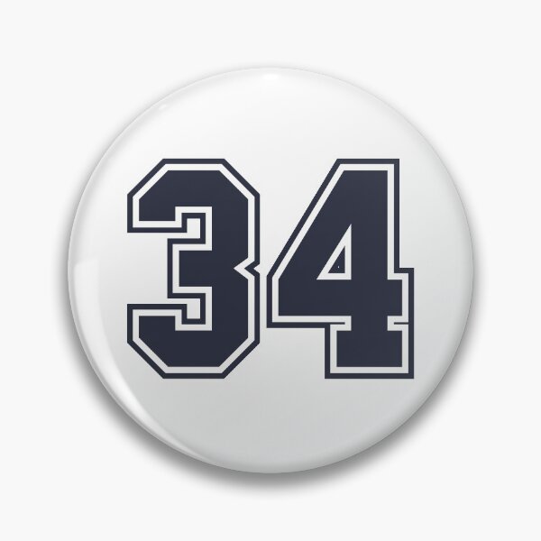 Item preview, 34 Sports Number Thirty-Four designed and sold by HelloFromAja.