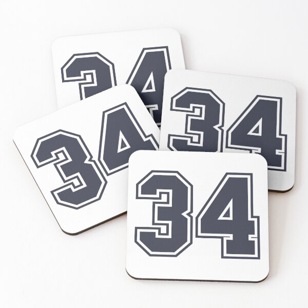 Item preview, 34 Sports Number Thirty-Four designed and sold by HelloFromAja.