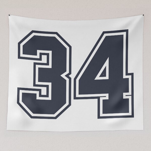 Item preview, 34 Sports Number Thirty-Four designed and sold by HelloFromAja.
