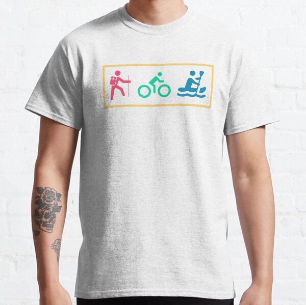 Outdoor Activities- Hike, Bike, Paddle Classic T-Shirt