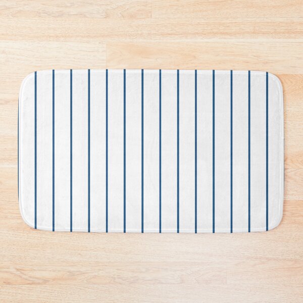 Item preview, Classic blue pinstripes pattern on white, minimal design, summer marine beach house pattern designed and sold by UDDesign.