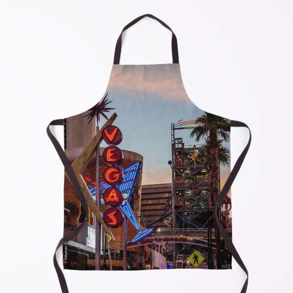 Item preview, Vegas  & Martini Glass signs, Fremont East District, Las Vegas, Nevada, USA designed and sold by Vicki Walsh.