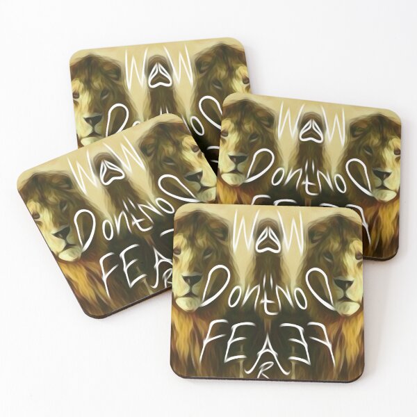 Item preview, Don't Fear print with lion designed and sold by 59SHOP24.