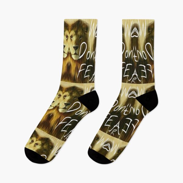 Item preview, Don't Fear print with lion designed and sold by 59SHOP24.