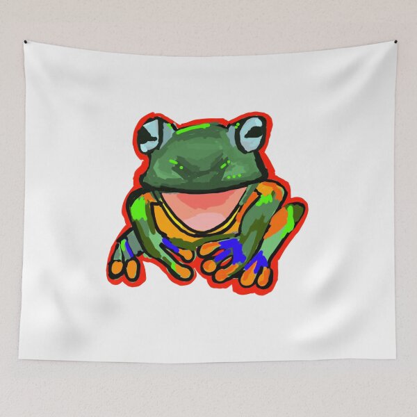 Item preview, Colorful frog designed and sold by KatharineArt.