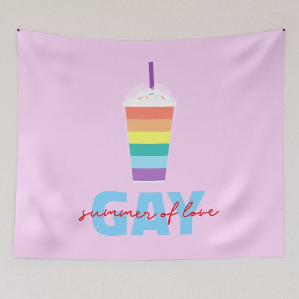 Item preview, Gay Summer of Love LGBT Support designed and sold by mum-of-two.
