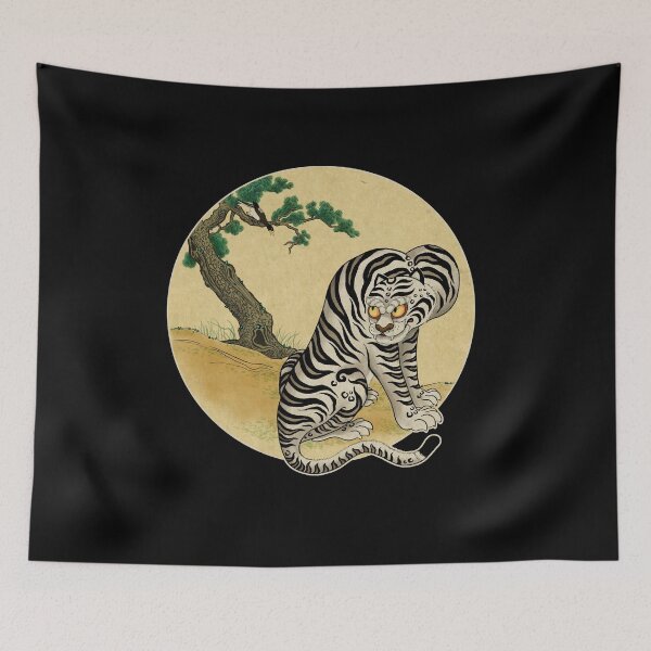 Item preview, Tiger with magpie type-E designed and sold by minsillust.