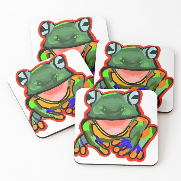 Item preview, Colorful frog designed and sold by KatharineArt.