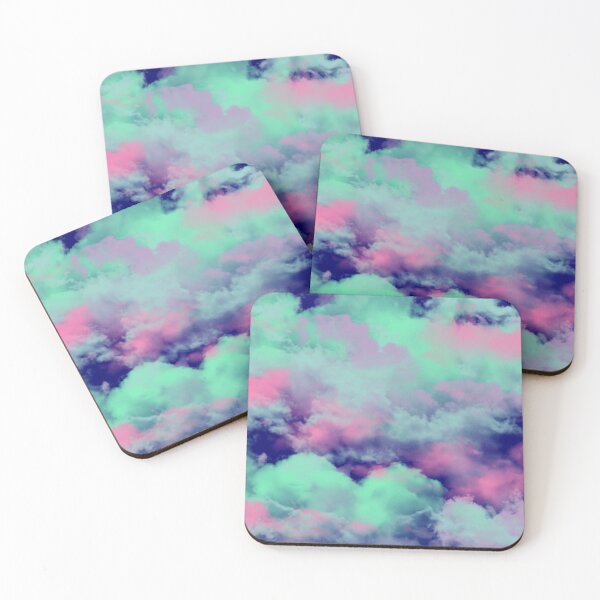 Neon Dreams Coasters (Set of 4)