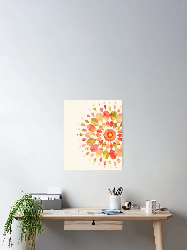 Thumbnail 2 of 3, Poster, Beautiful Colourful Pattern designed and sold by Rohit Mane.