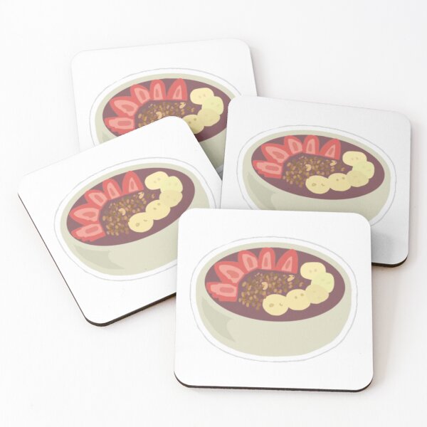 Item preview, acai smoothie bowl - strawberry and banana designed and sold by shop-rosie.