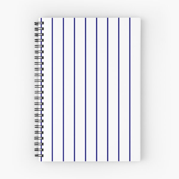 Item preview, Navy blue pinstripes pattern on white, minimal design, summer marine beach house pattern designed and sold by UDDesign.