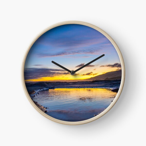 Sunset in Lorne 1 Clock