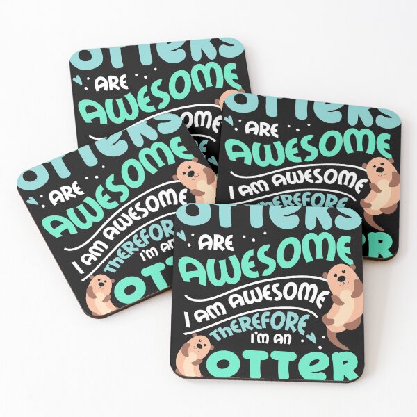 Item preview, Hilarious Otters Are Awesome Gift design 4 Otter Fans design print designed and sold by Lisbob.