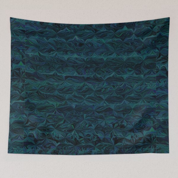 Item preview, Dark blue acrylic digital paint art design designed and sold by abhishekarts.