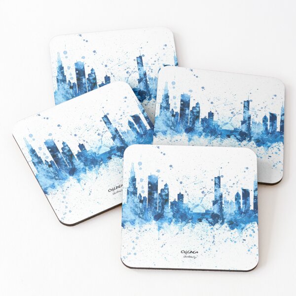 Item preview, Chicago Illinois Skyline designed and sold by ArtPrints.