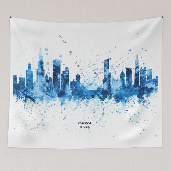 Item preview, Chicago Illinois Skyline designed and sold by ArtPrints.