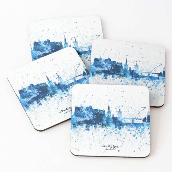 Item preview, Edinburgh Scotland Skyline designed and sold by ArtPrints.