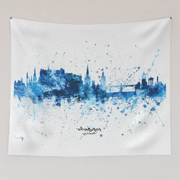 Item preview, Edinburgh Scotland Skyline designed and sold by ArtPrints.