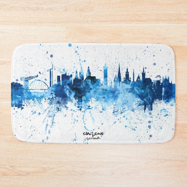Item preview, Glasgow Scotland Skyline designed and sold by ArtPrints.
