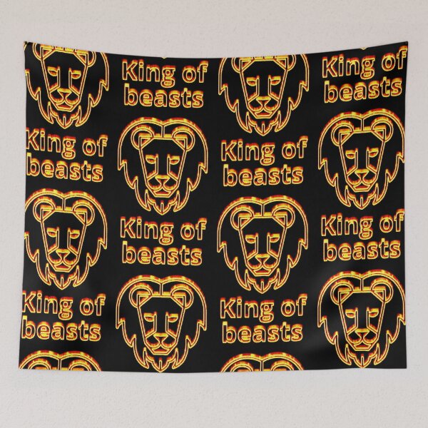 Item preview, * King of beasts * big print designed and sold by Berezabella.