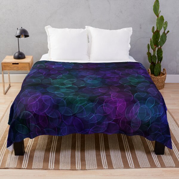 Item preview, Multiple dark colour bubble circles repeat patterns designed and sold by abhishekarts.