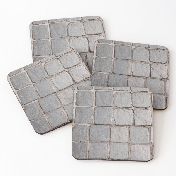 Item preview, Grey stonework cobblestone tiles background designed and sold by Images by Chris de Blank.