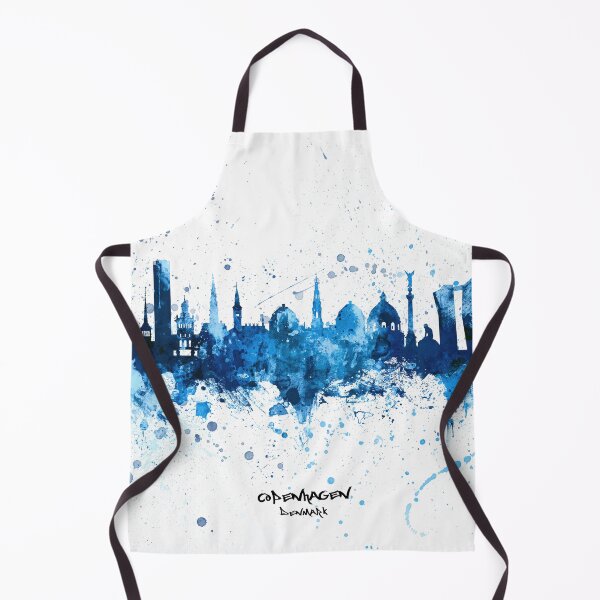 Item preview, Copenhagen Denmark Skyline designed and sold by ArtPrints.