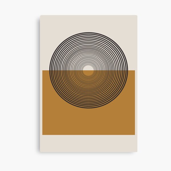 Retro Sun II Canvas Print