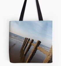Down the beach Tote Bag