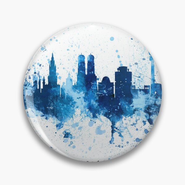 Item preview, Munich Germany Skyline designed and sold by ArtPrints.
