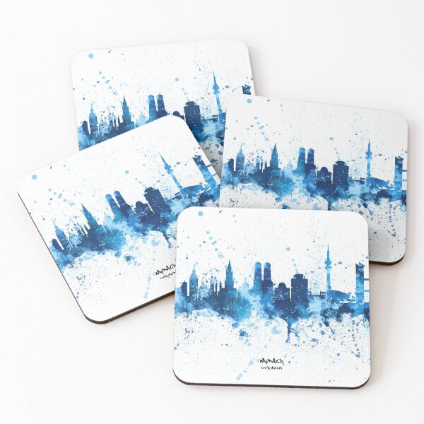 Item preview, Munich Germany Skyline designed and sold by ArtPrints.
