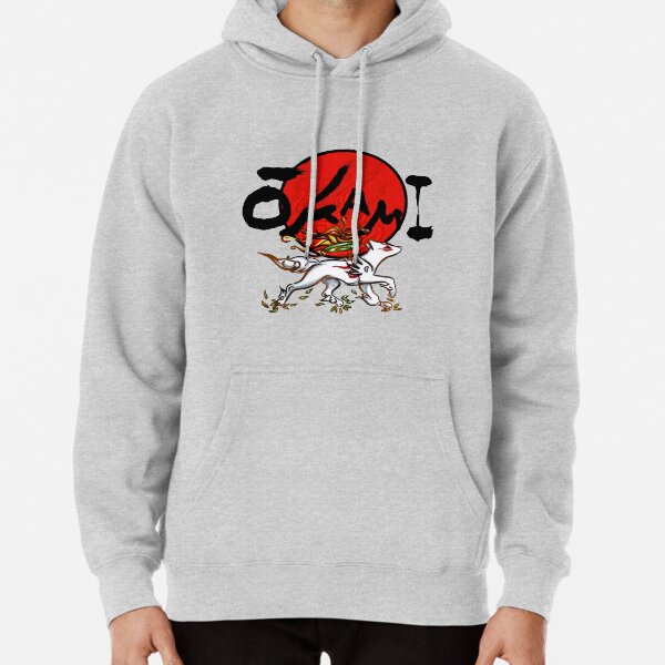 ReBorn Mens Pullover Okamipc Long Sleeve Tshirt Crewneck Sweatshirt Ash ReBorn Mens Pullover Okamipc Long Sleeve Tshirt Crewneck Sweatshirt Ash