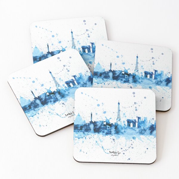 Item preview, Paris France Skyline designed and sold by ArtPrints.