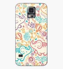Elephants with bouquets pattern Case/Skin for Samsung Galaxy