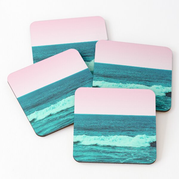 Item preview, Ocean waves and pink sky designed and sold by Sasas Photography.