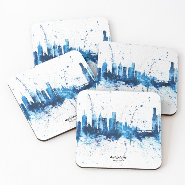 Item preview, Melbourne Australia Skyline designed and sold by ArtPrints.