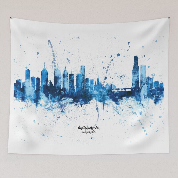 Item preview, Melbourne Australia Skyline designed and sold by ArtPrints.
