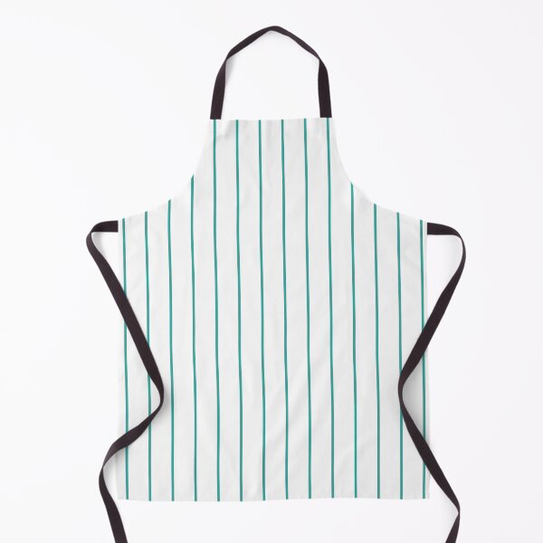 Item preview, Turquoise pinstripes pattern on white, minimal design, summer marine beach house pattern designed and sold by UDDesign.