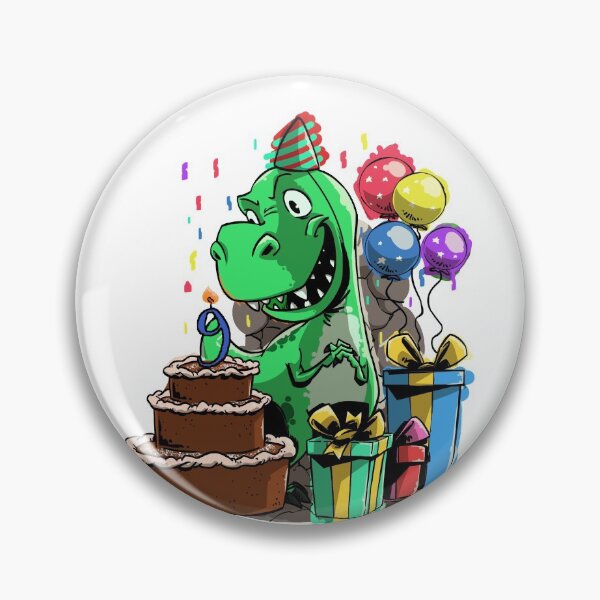 Artikelvorschau, Dinosaurier-Geburtstagsfeier - für einen 9-jährigen Jungen entworfen und verkauft von iHeartDinosaurs.