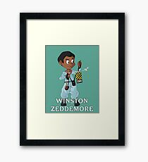 The Real Ghostbusters- Winston Framed Print