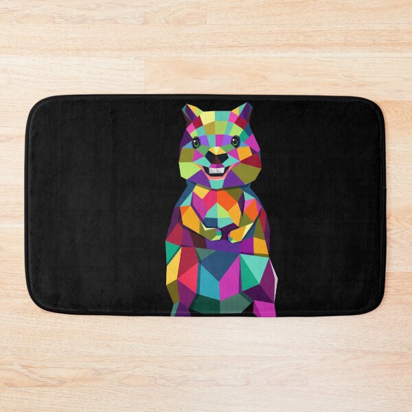 Item preview, Quokka Marsupial Australia smiles geometrically designed and sold by mMx-Design.