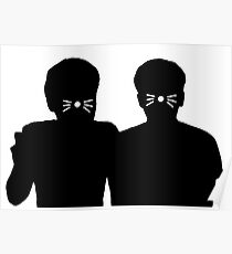 Dan & Phil |Â Shadows with whiskers Poster