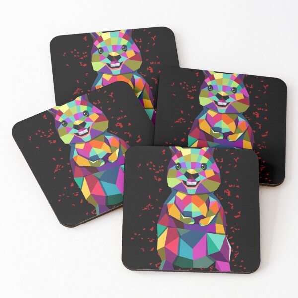 Item preview, Quokka Marsupial Australia smiles geometrically designed and sold by mMx-Design.