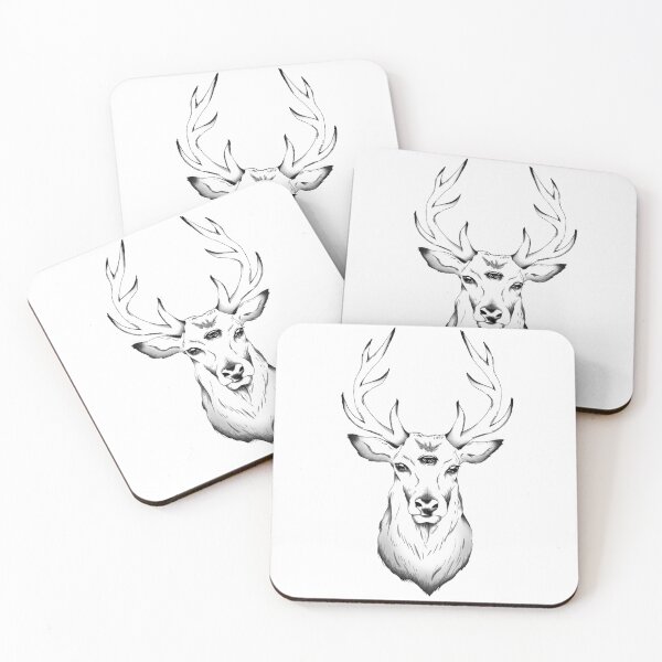 Item preview, Three-Eyed Deer designed and sold by KatDrawsIt.