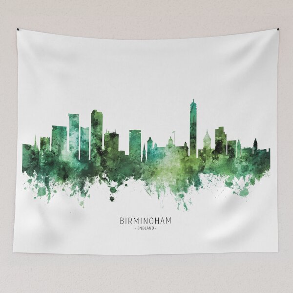 Item preview, Birmingham England Skyline designed and sold by ArtPrints.