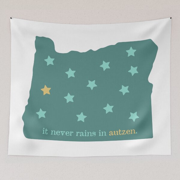 Item preview, it never rains in autzen designed and sold by zoegale.