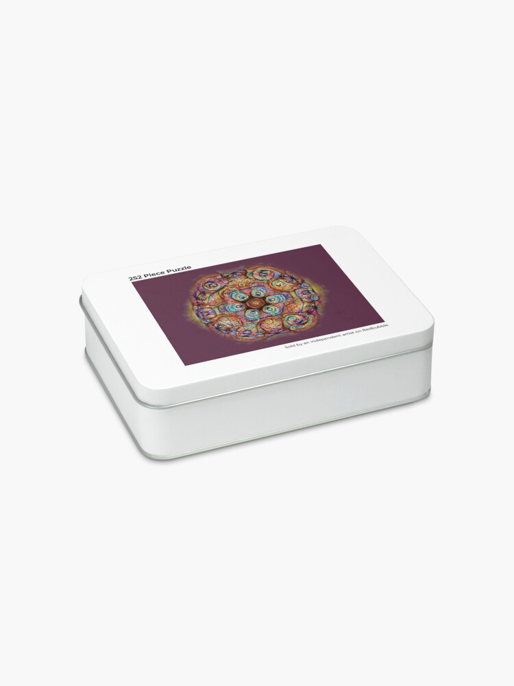 Alternate view of #DeepDreamed Amulet Jigsaw Puzzle