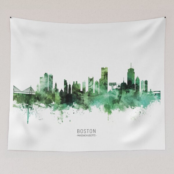 Item preview, Boston Massachusetts Skyline designed and sold by ArtPrints.