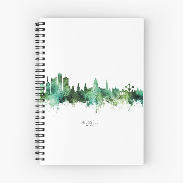 Item preview, Brussels Belgium Skyline designed and sold by ArtPrints.